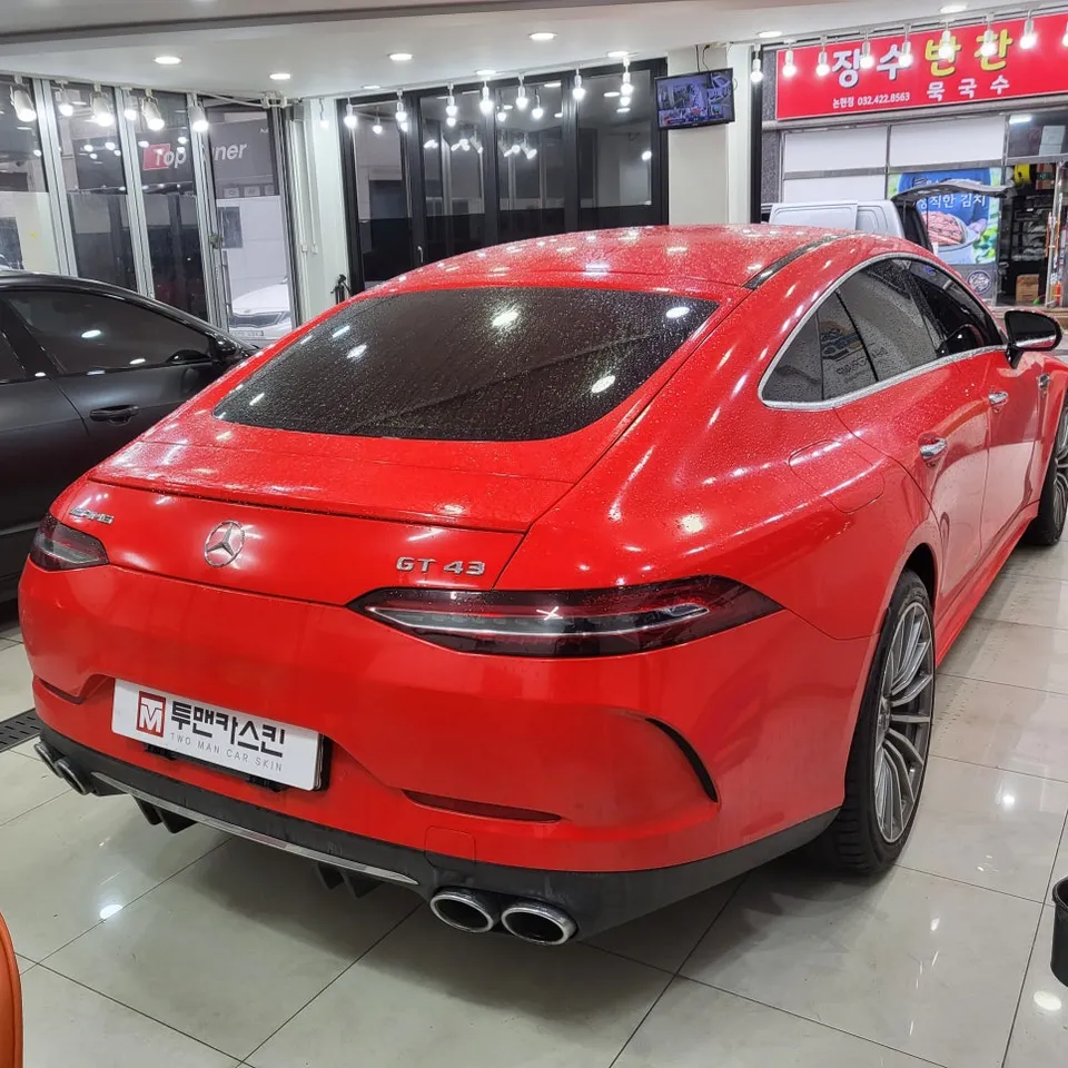 AMG GT 43 2年経過カーラッピング除去事例|費用目安・仕上がり 施工写真 2-2