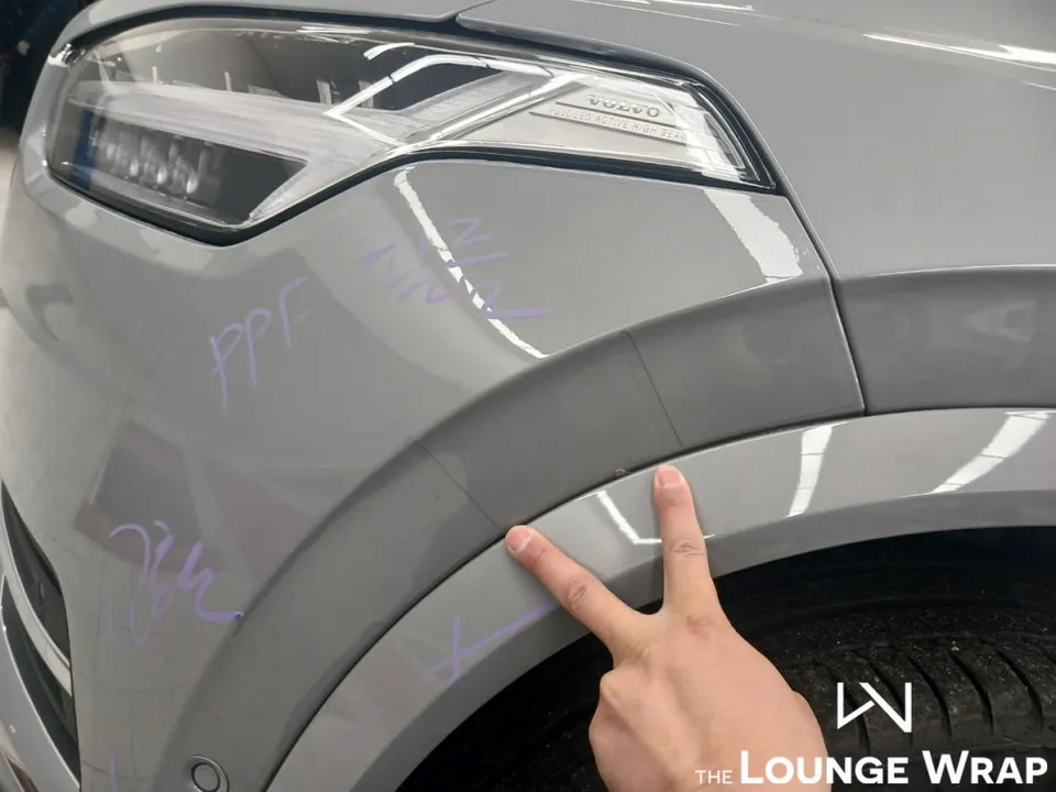Volvo XC90のPPF施工事例：韓国での実例と費用目安 施工写真 1-2