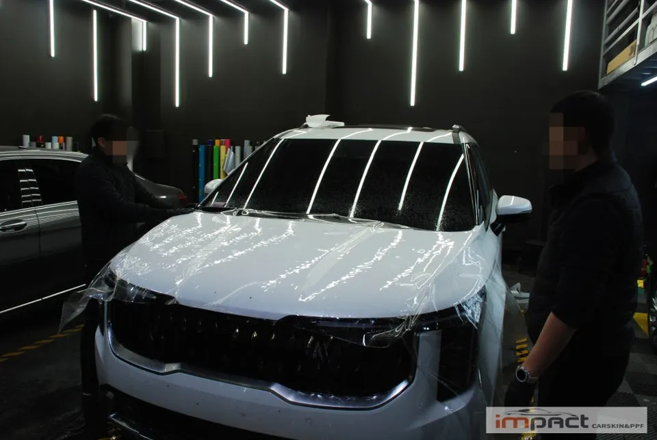 Kia Carnival 4th Gen PPF施工事例｜費用目安と仕上がり 施工写真 4-1