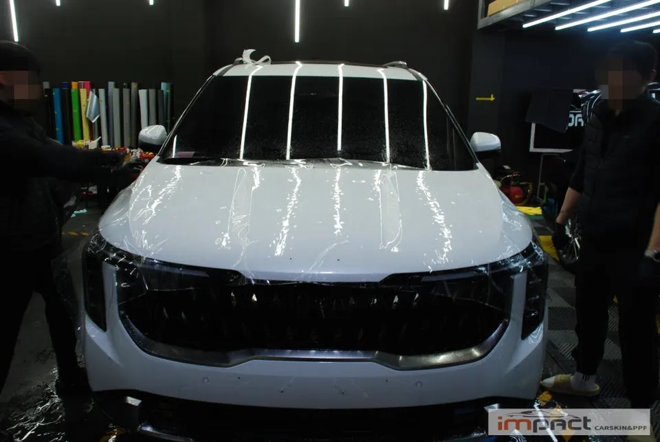 Kia Carnival 4th Gen PPF施工事例｜費用目安と仕上がり 施工写真 1-2