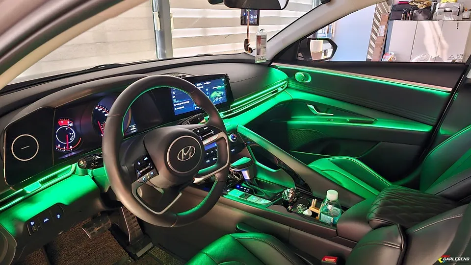 Hyundai Elantra CN7 ambient lighting - Hyundai Elantra CN7 Ambient Lighting Review: Cost & Results photo 5