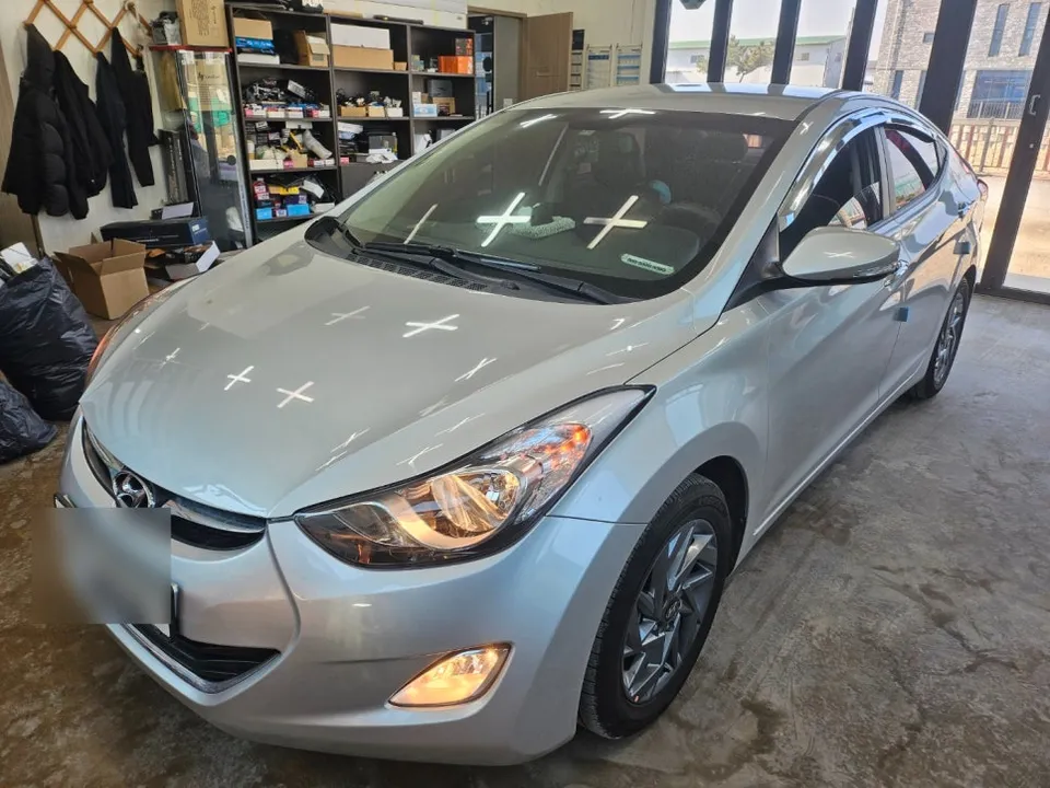 Hyundai Elantra MD android head unit installation result