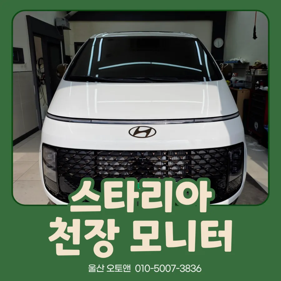 Hyundai Staria oem options installation result