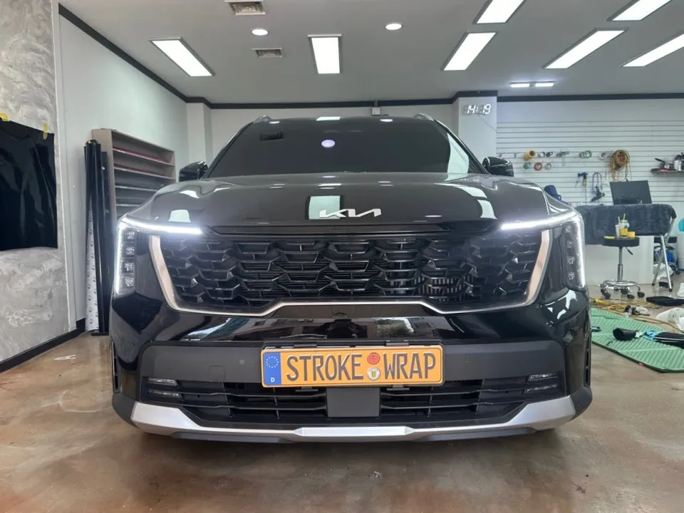 Kia Sorento MQ4 Vinyl Wrap Review: All-Black Gravity Look
