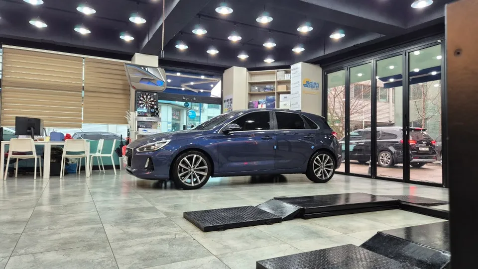 Hyundai i30 seat ventilation installation result