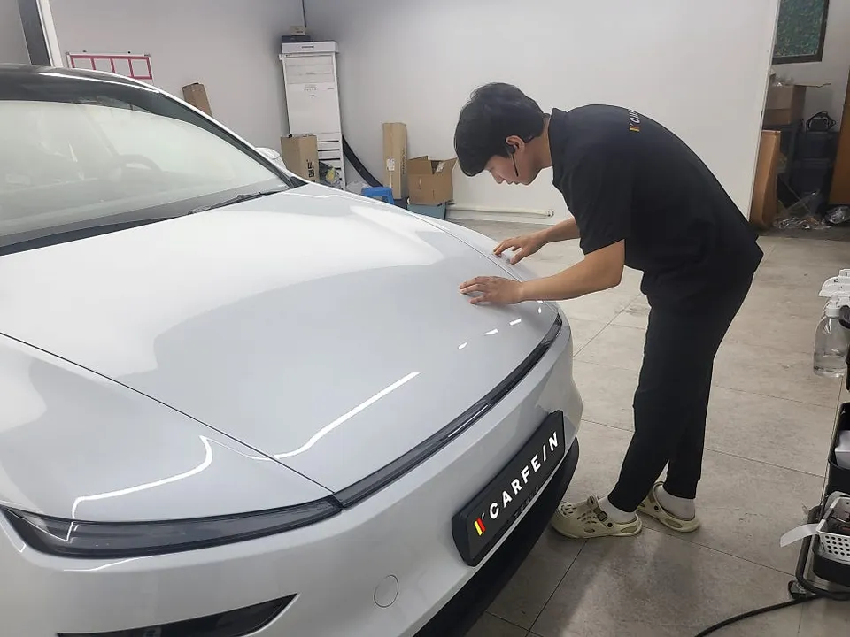 Tesla Model Y new car package installation result