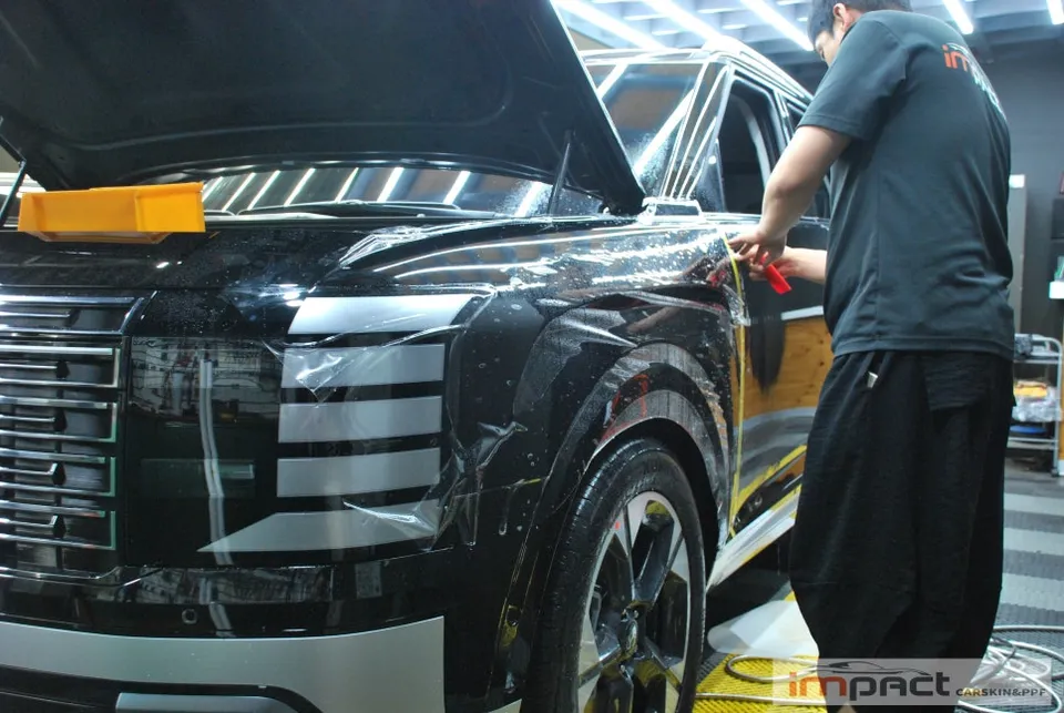 Hyundai Palisade LX3 PPF施工の韓国事例｜費用目安・仕上がり 施工写真 3-1