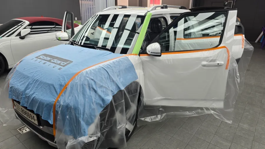 Hyundai Casper Electricのカーフィルム施工事例｜費用目安・仕上がり 施工写真 1-1