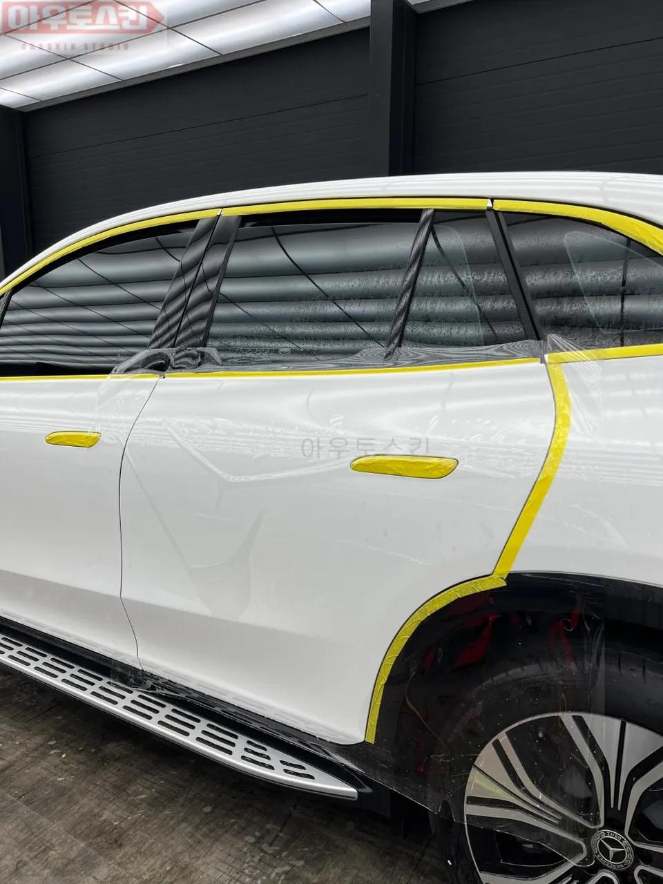 Mercedes-Benz EQEのPPF施工事例｜費用目安と仕上がり 施工写真 3-2