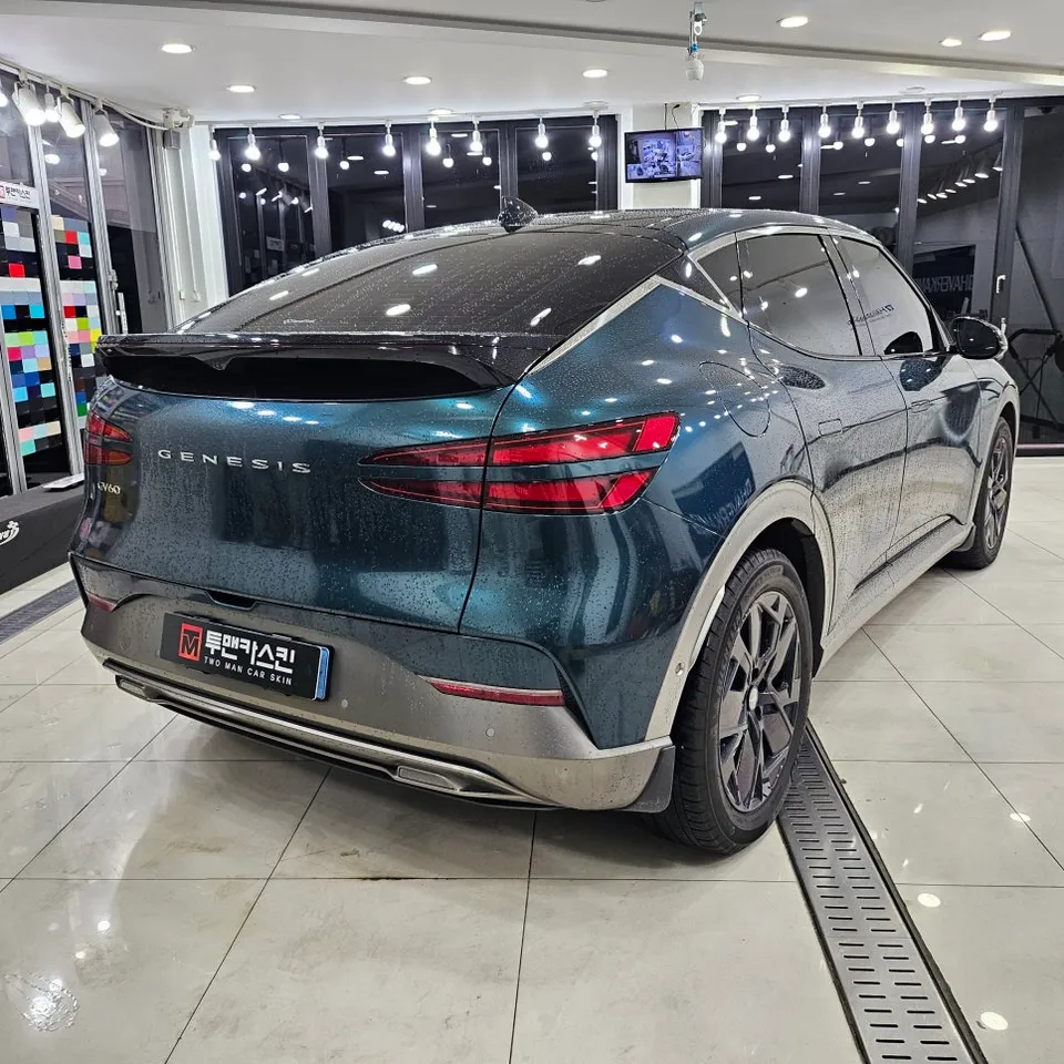 Genesis GV60 vinyl wrap - Genesis GV60 Vinyl Wrap Review: Dragon Scale Red Cost & Results photo 6