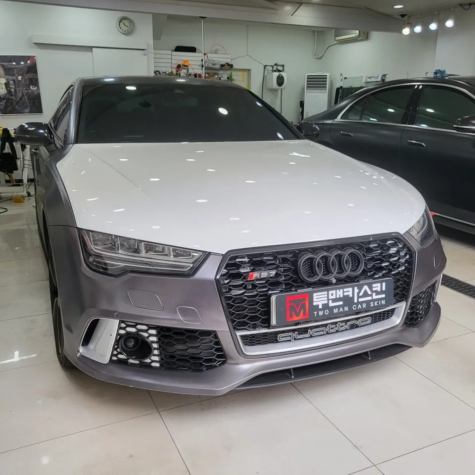 Audi A7のカーラッピング事例|費用目安・仕上がり 施工写真 2-1