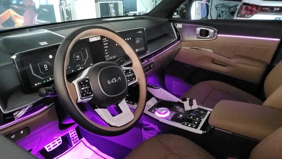 Kia Sorento MQ4 ambient lighting - Kia Sorento MQ4 Ambient Lighting Review — Cost & Results photo 3