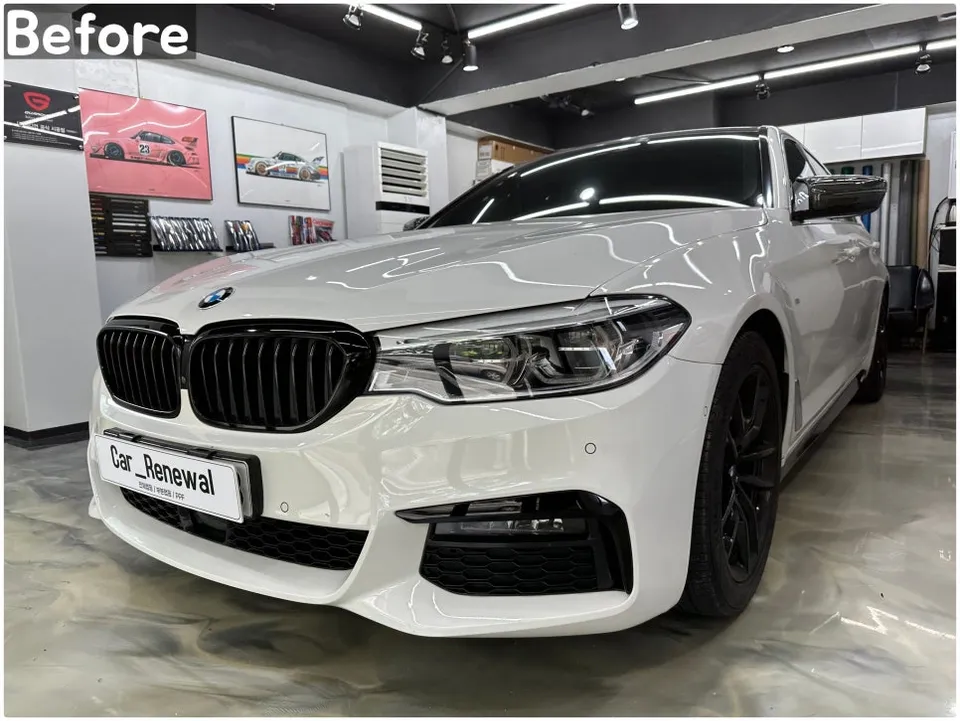 BMW 5 Series G30のカーラッピング事例｜スポーティな変身 施工写真 3-1