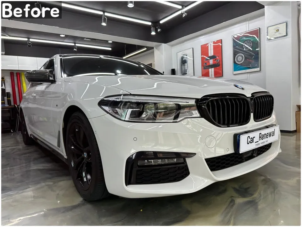 BMW 5 Series G30のカーラッピング事例｜スポーティな変身 施工写真 2-2