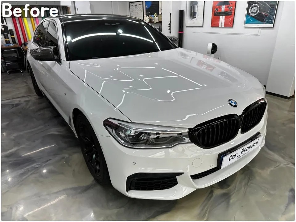BMW 5 Series G30のカーラッピング事例｜スポーティな変身 施工写真 1-3
