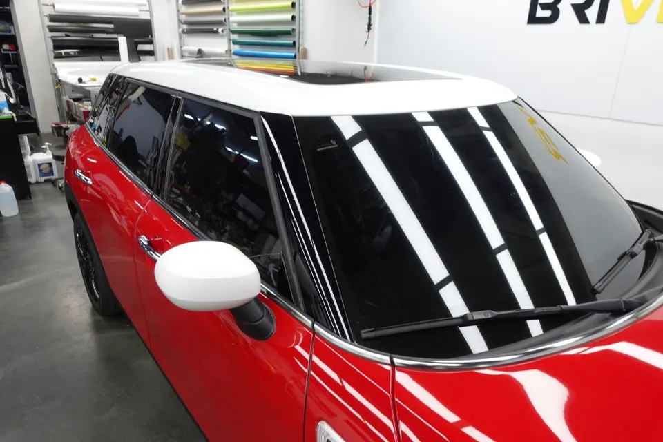 MINI Clubmanのカーラッピング事例｜ブラックPPFで高級感アップ 施工写真 1-1