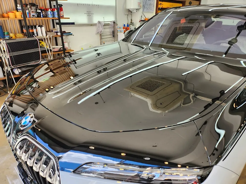 BMW 7 SeriesのPPF施工事例 施工写真 1-2