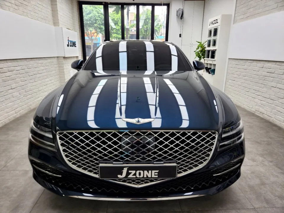 Genesis G80 PPF施工事例｜費用目安と仕上がり 施工写真 2