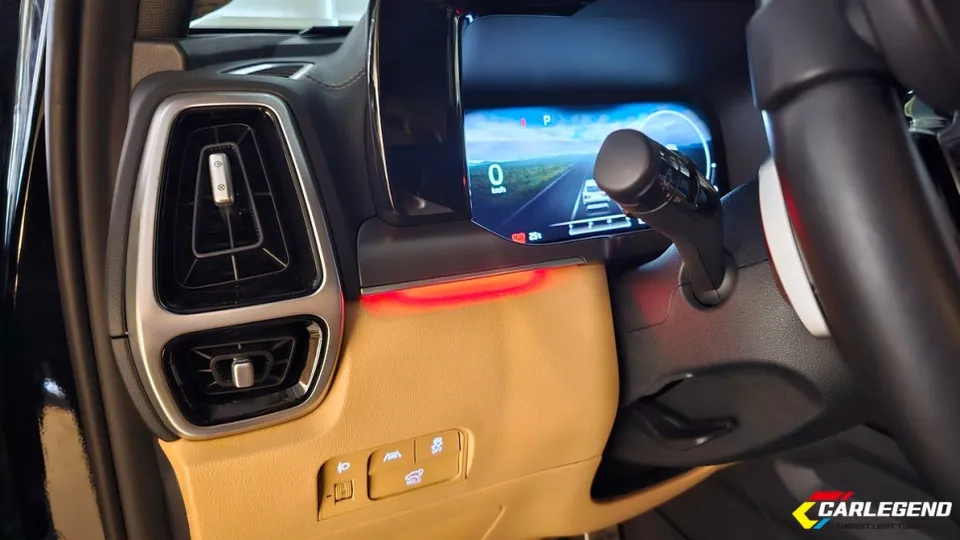 Kia Sorento MQ4 ambient lighting - Kia Sorento MQ4 Ambient Lighting Review — Hidden Install photo 5