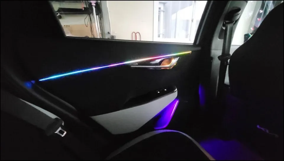 Kia EV6 ambient lighting - Kia EV6 Ambient Lighting Review — Interior LED Upgrade photo 6