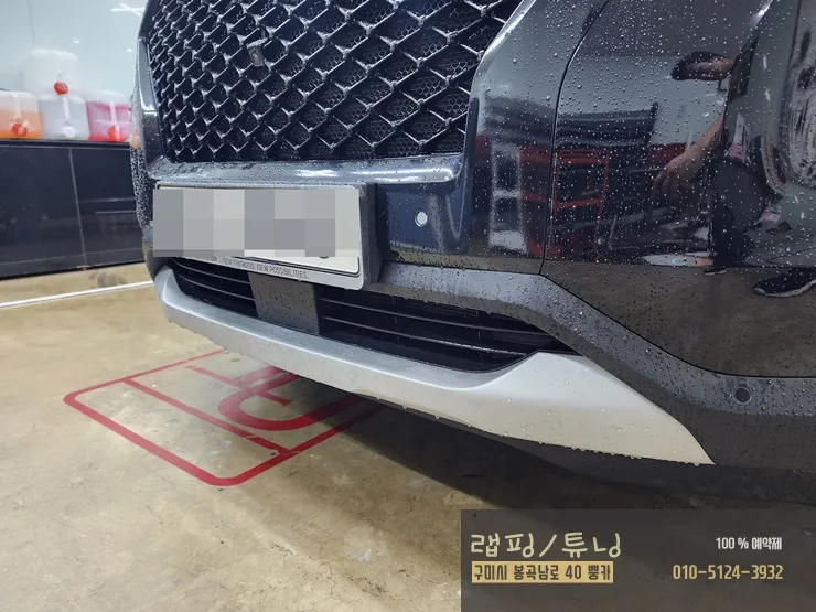 Hyundai Palisadeのカーラッピング事例｜クローム除去で印象激変 施工写真 2-2