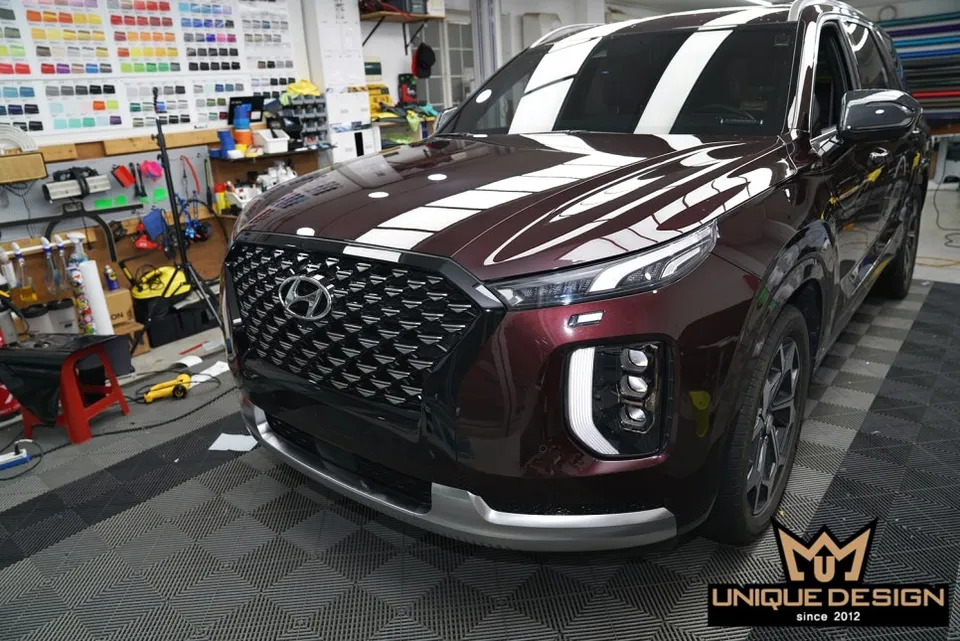 Hyundai Palisadeのガラスコーティング事例｜費用目安・仕上がり 施工写真 4-1