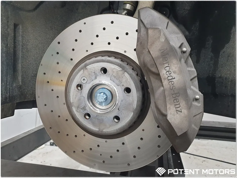 Mercedes-Benz CLS wheel repair installation result
