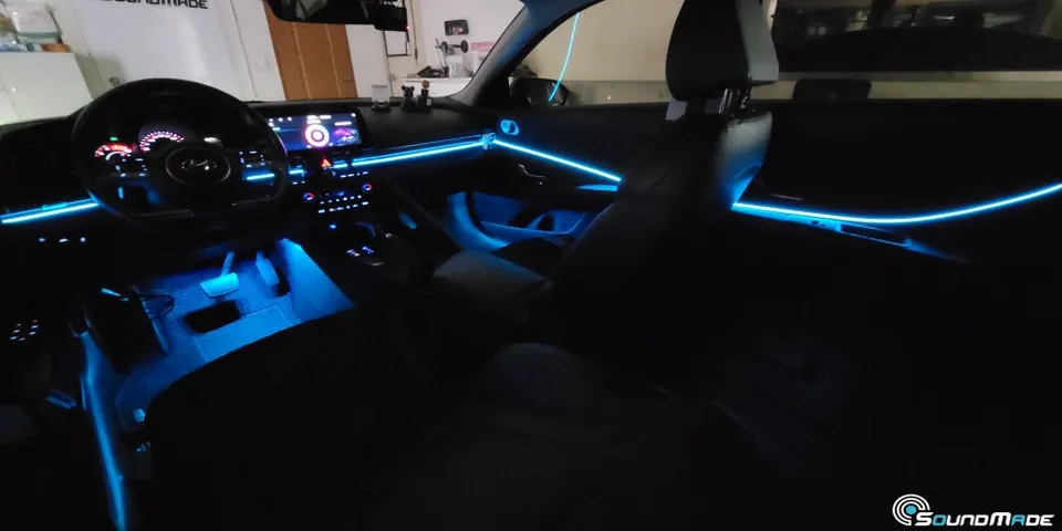 Hyundai Elantra CN7 Ambient Lighting Review — Cost & Results photo 2