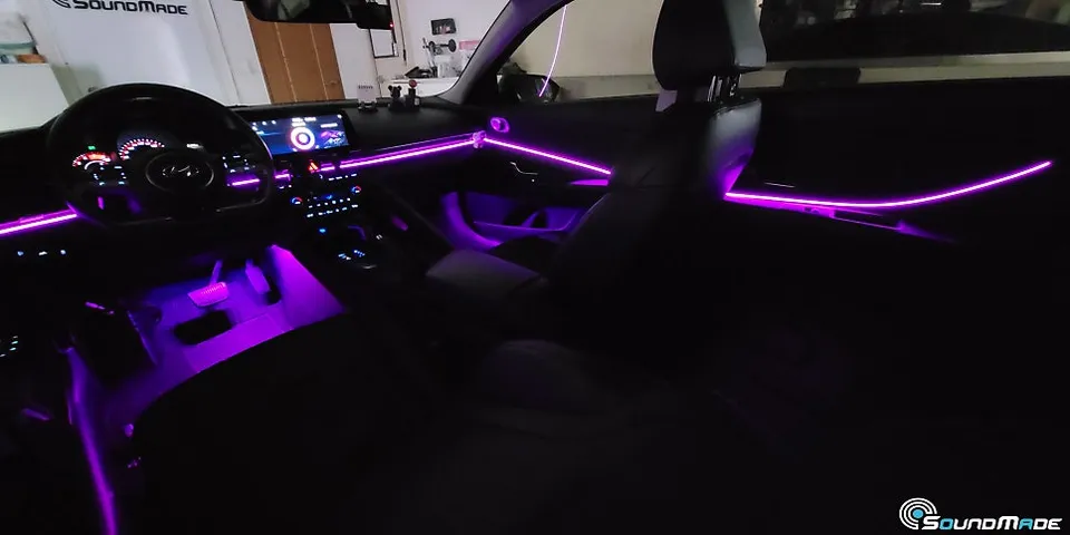 Hyundai Elantra CN7 ambient lighting - Hyundai Elantra CN7 Ambient Lighting Review — Cost & Results photo 4