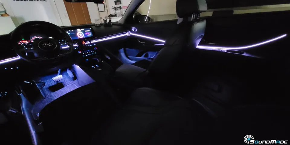 Hyundai Elantra CN7 ambient lighting - Hyundai Elantra CN7 Ambient Lighting Review — Cost & Results photo 5