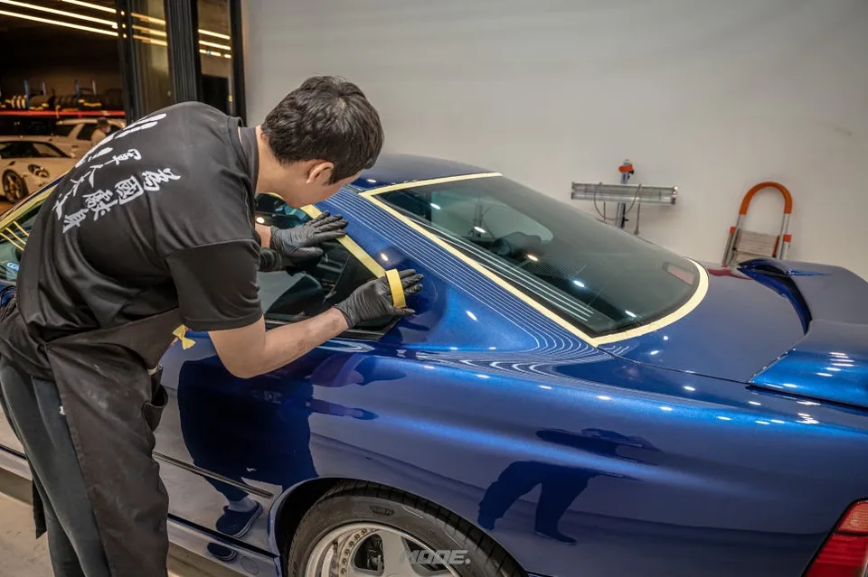 BMW 8 Seriesのガラスコーティング事例|韓国での施工費用目安 施工写真 2-2