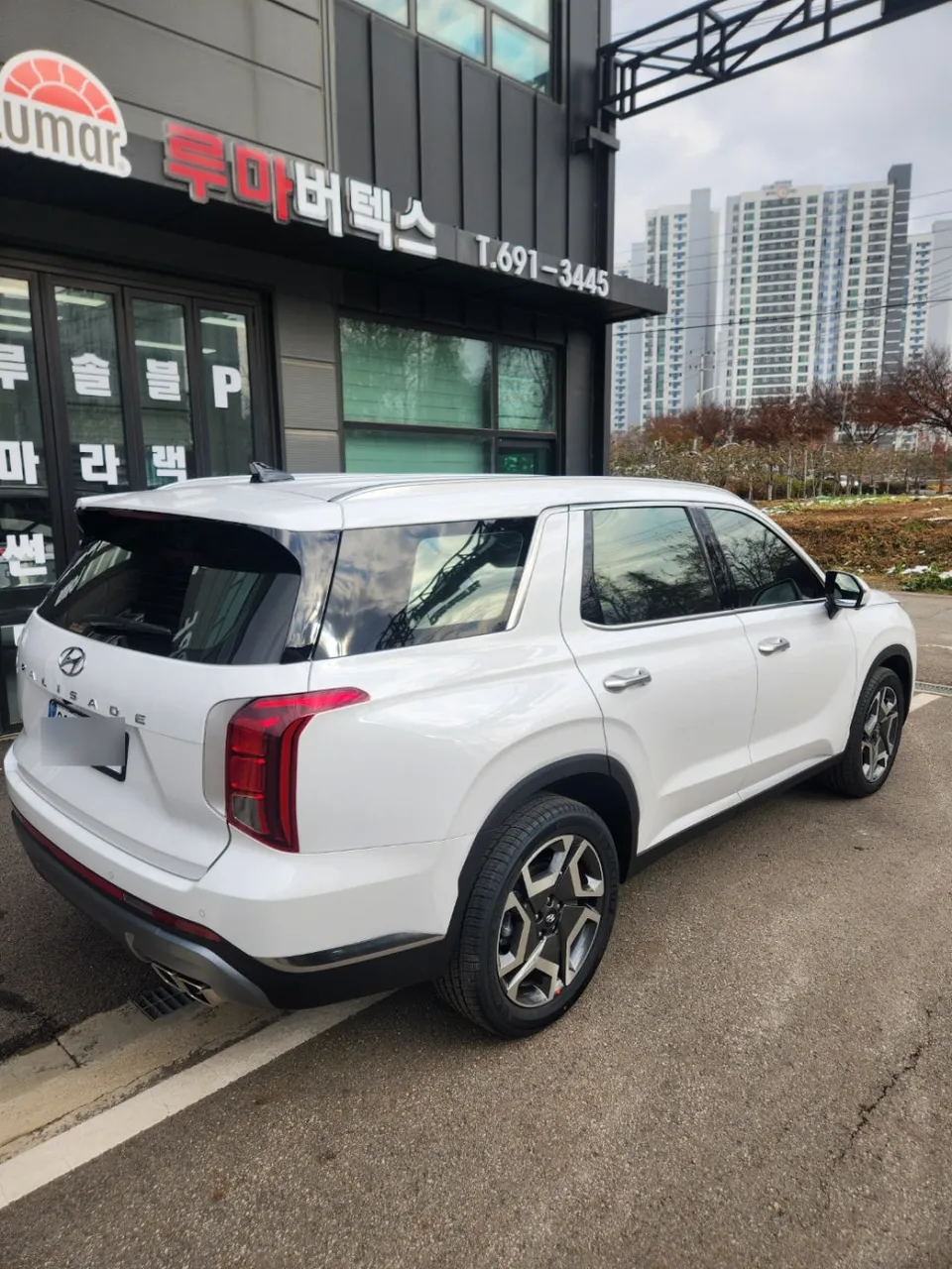 Hyundai Palisadeのカーフィルム施工事例|費用目安・仕上がり 施工写真 3-2