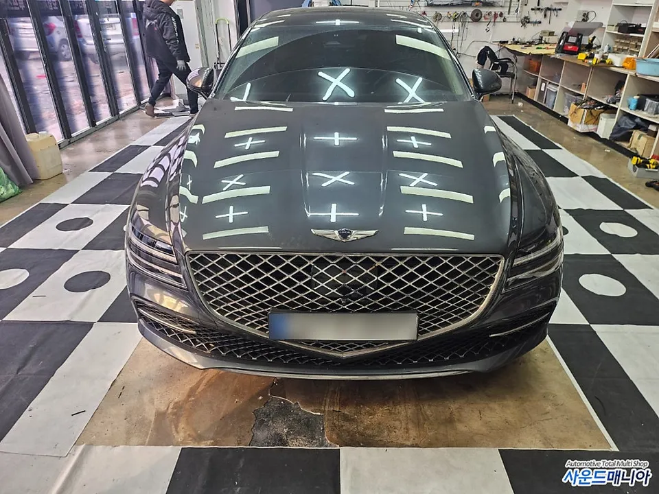 Genesis G80 surround view camera installation result