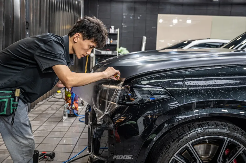 BMW X5の無光PPF施工事例｜韓国での実例紹介 施工写真 3-1