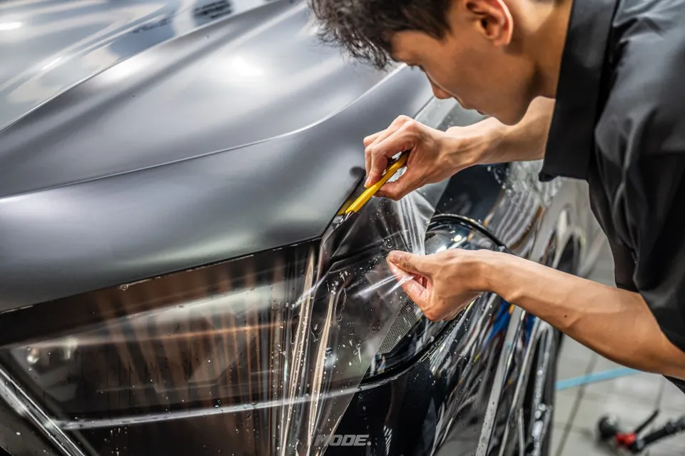 BMW X5の無光PPF施工事例｜韓国での実例紹介 施工写真 2-2