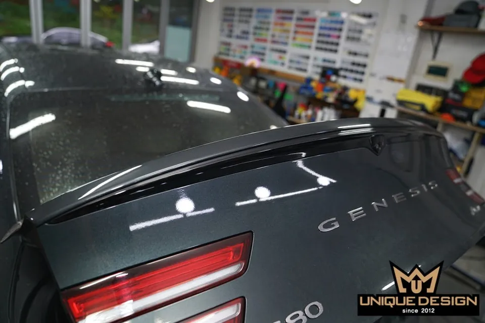 Genesis G80のクロームラッピング事例｜イメージチェンジ 施工写真 1-2