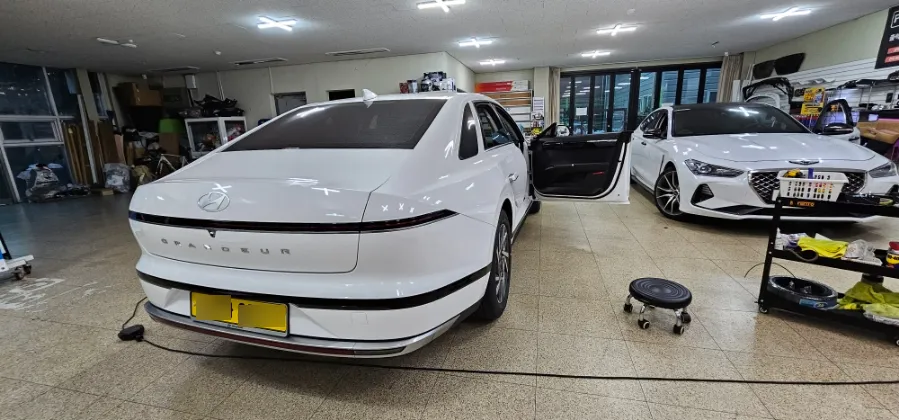 Hyundai Grandeur GN7 ambient lighting installation result