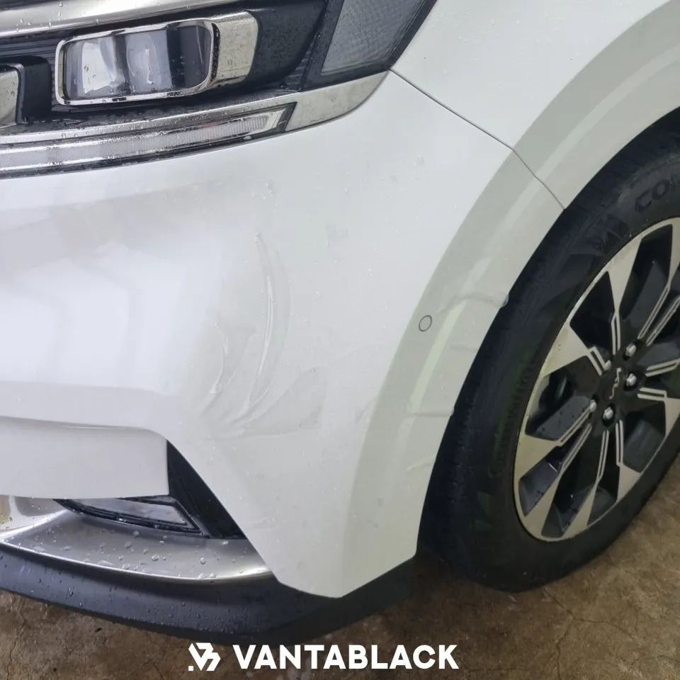 Kia Carnival KA4のPPF施工事例｜フロントバンパー 施工写真 2-3
