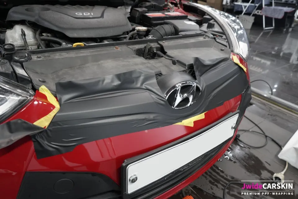 Hyundai Velosterのカーラッピング事例 施工写真 4