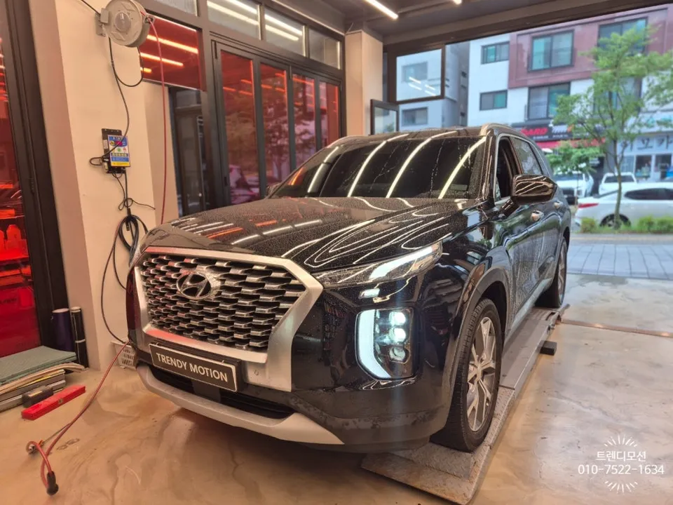 Hyundai Palisade body kit installation result