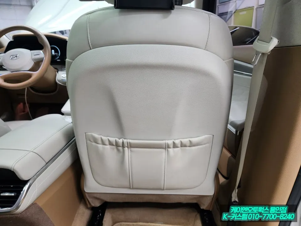 Hyundai Grandeur IGのAndroid Auto・CarPlay取付事例 施工写真 2