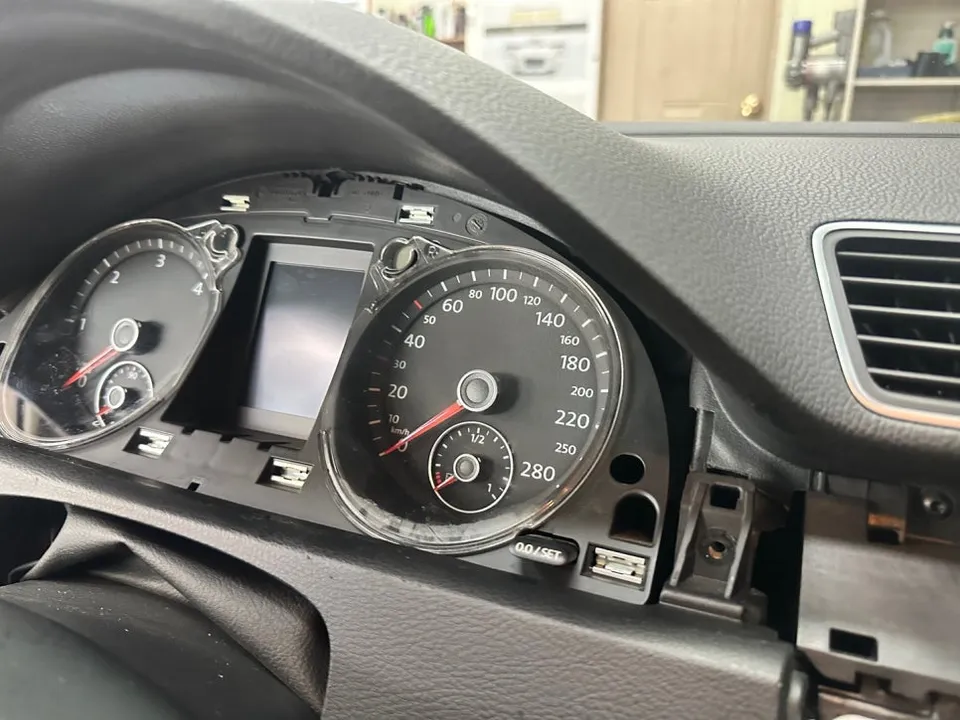 Volkswagen CC body repair - Volkswagen CC Instrument Cluster Repair Review photo 3
