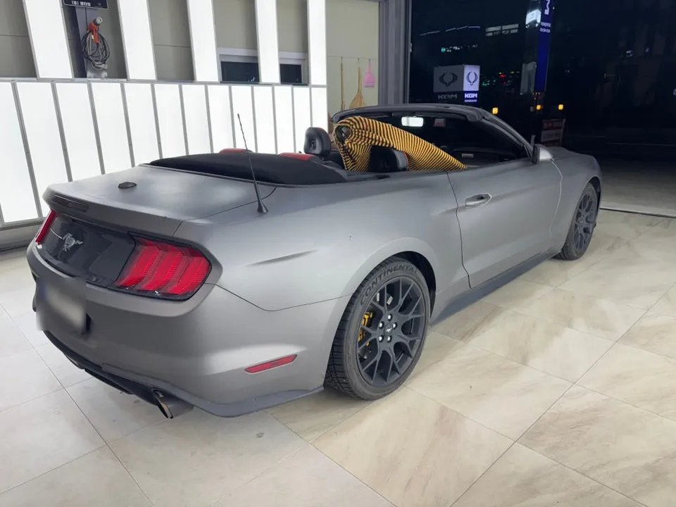 Ford Mustang Convertibleのカーラッピング事例|費用目安・仕上がり 施工写真 3-1