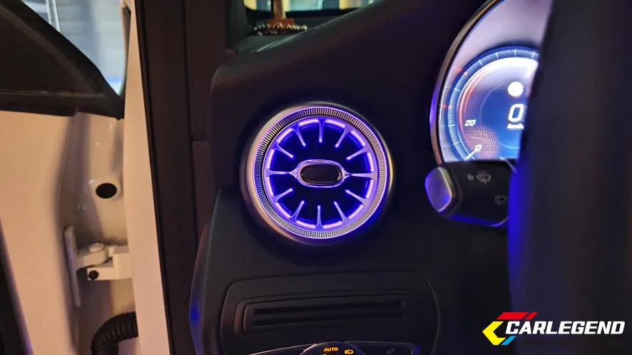 Mercedes-Benz GLC Coupe ambient lighting - Mercedes-Benz GLC Coupe Ambient Lighting Review photo 6