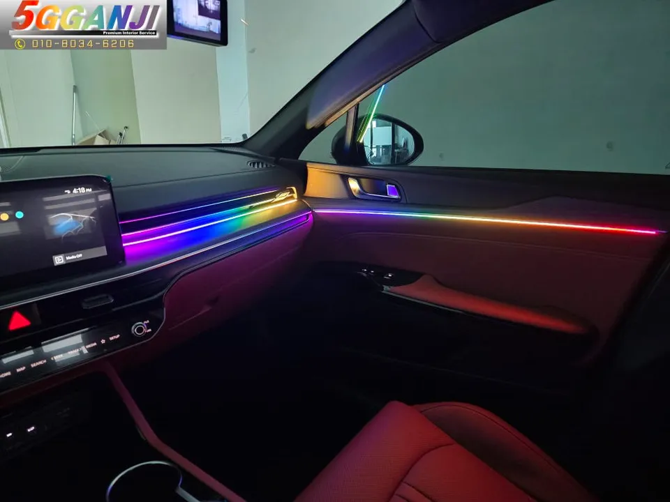 Kia K5 DL3 ambient lighting - Kia K5 DL3 Ambient Lighting Review: Cost & Results photo 4