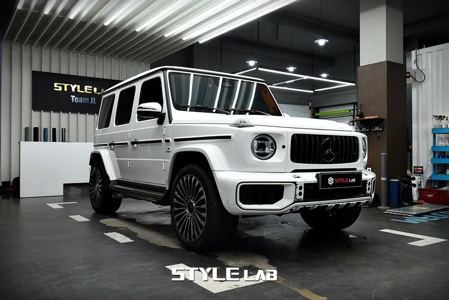 Mercedes-Benz G63 AMGのブラックPPF施工事例|費用目安・仕上がり 施工写真 2-1