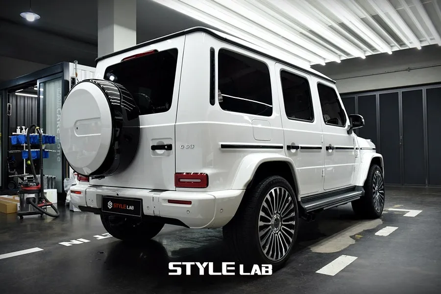 Mercedes-Benz G63 AMGのブラックPPF施工事例|費用目安・仕上がり 施工写真 3-1