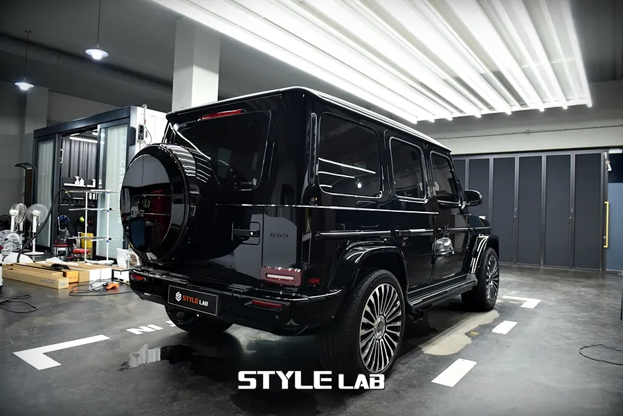Mercedes-Benz G63 AMGのブラックPPF施工事例|費用目安・仕上がり 施工写真 2-2