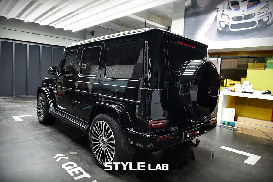 Mercedes-Benz G63 AMGのブラックPPF施工事例|費用目安・仕上がり 施工写真 3-2