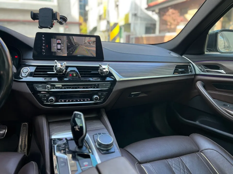 BMW 5 Series G30のカーラッピング事例:クロームをブラックに 施工写真 2-2